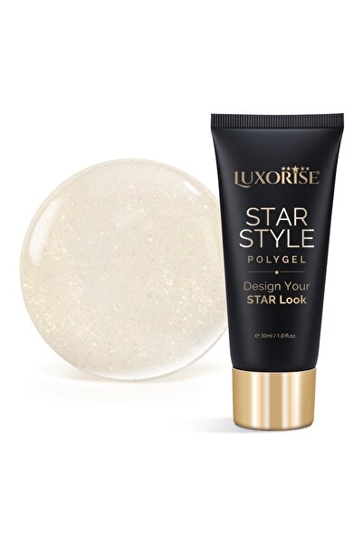LUXORISE Polygel STAR STYLE - Colecția STAR VIBE, Perle Soarelelor, 30ml
