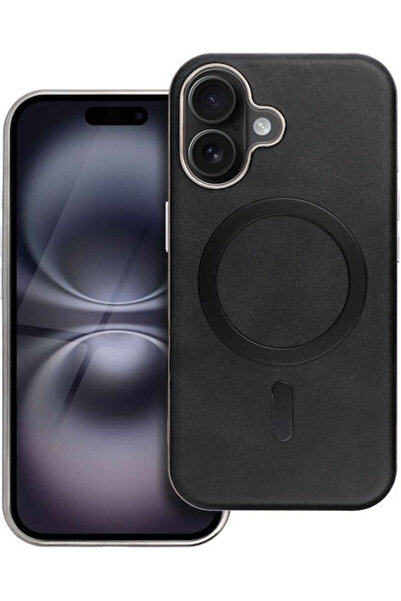 OEM Gentleman Mag Θήκη Πλάτης Σιλικόνης / Πλαστικού Μαύρη (iPhone 15 Pro Max)...