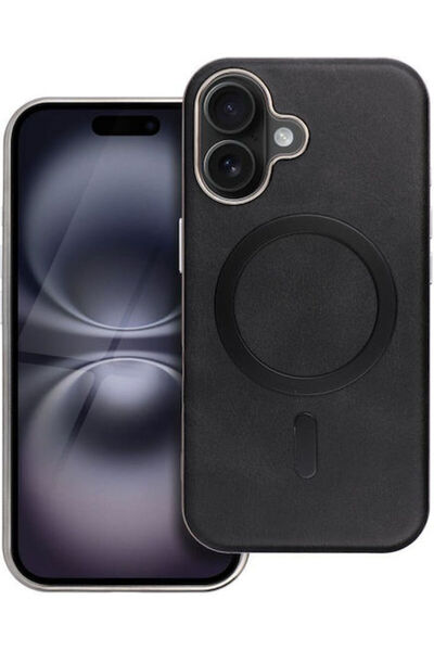 OEM Gentleman Mag Θήκη Πλάτης Σιλικόνης / Πλαστικού Μαύρη (iPhone 12 / 12 Pro...