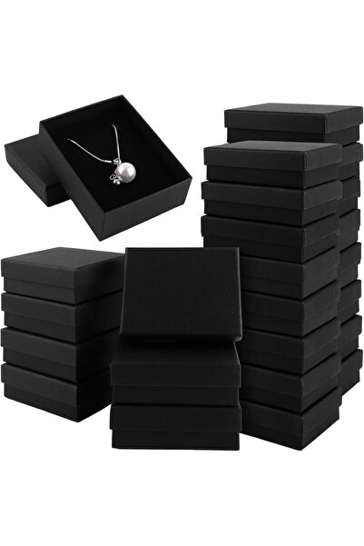 Other Pack of 24 Jewellery Packaging 9 x 7 x 3 cm - Jewellery Box Gift Packag...