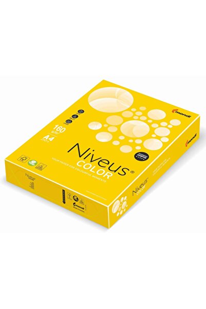 NIVEUS Hârtie de copiat A4 GALBEN USTORIEN INTENS 160G 250/reamă IG50
