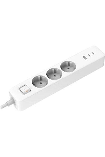 Xiaomi Πολύπριζο 3 Θέσεων με USB-A, USB-C και Καλώδιο 1.4μ Κωδικός: BHR07UKEU
