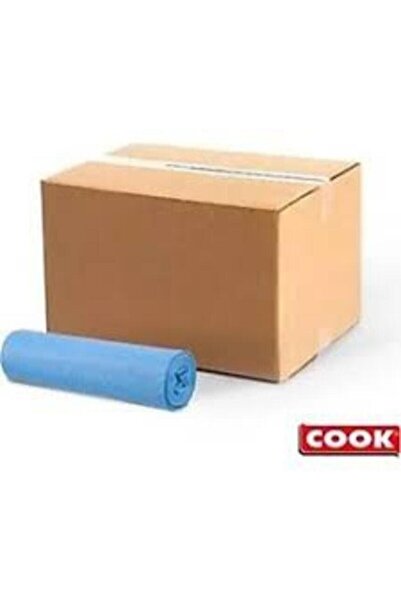 COOK Eco King Size 72 X 95 cm Gelatinized Blue Color Garbage Bag 1 Box (20 Pa...