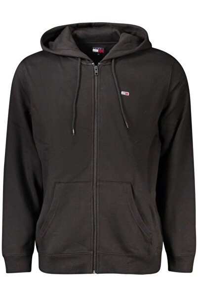 Tommy Hilfiger Ανδρικό Φούτερ με Φερμουάρ Μαύρο - DM0DM20743_NEBDS - XL
