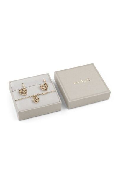 Guess Σετ Βραχιόλι και Σκουλαρίκια JUBS03190JWYGS