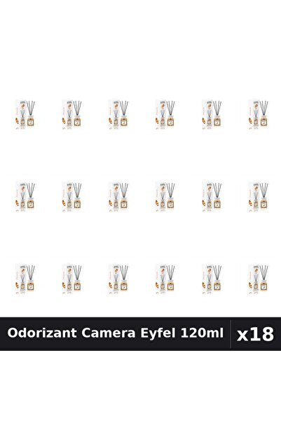 Eyfel Pachet 18 Odorizant Camera cu Betisoare - Aroma Piersica, Parfum Intens...