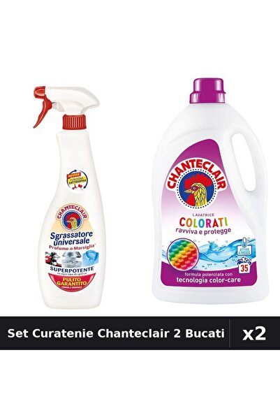 Chanteclair Set 2 Degresant și Detergent 600ml + 1575ml - Color, Marsilia