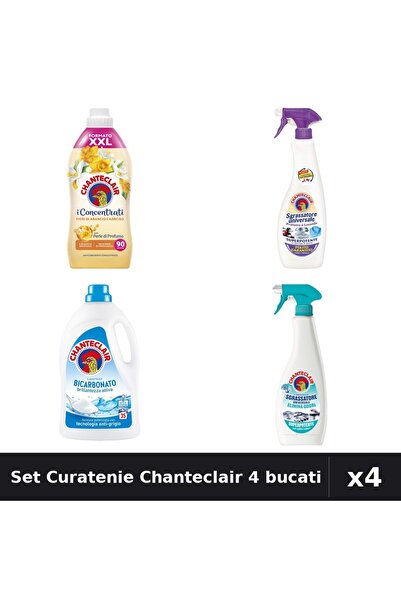 Chanteclair Set 4 Curatenie - Detergent, Balsam, Degresant 1800ml 1575ml 600ml