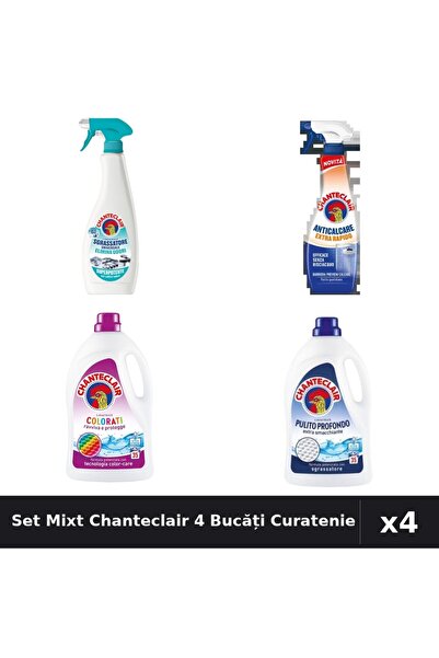 Chanteclair Set 4 Degresant și Detergent 600ml 625ml 1575ml - Curatenie Profe...