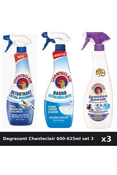 Chanteclair Set 3 Degresant Universal 600-625ml - Extra Puternic, Stralucire,...