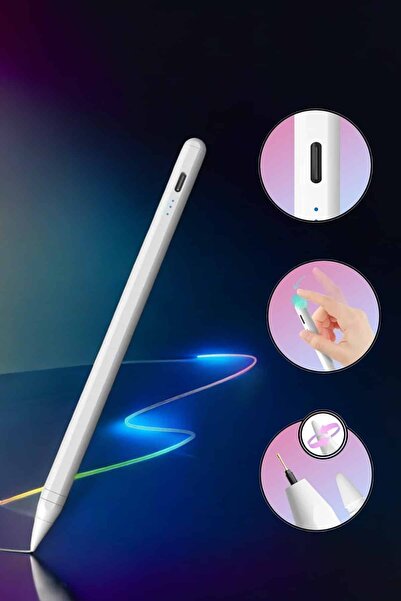 ZERO LAND BİREYCEL Tablet Kalemi Stylus Pen Dokunmatik Kalem Android Ve İOS (220137) Uyumlu Şarjlı