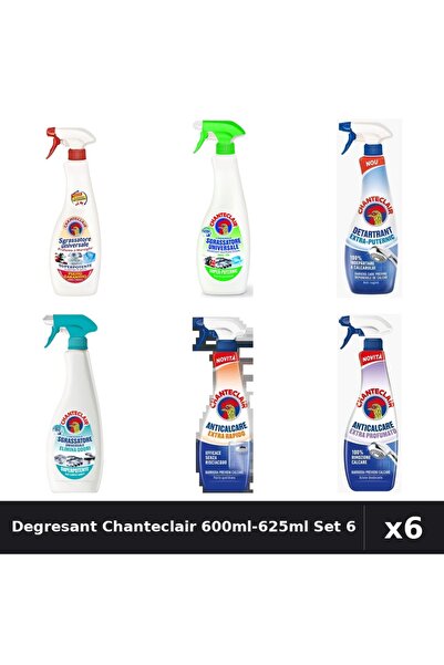 Chanteclair Set 6 Degresant Universal 600ml-625ml - Marsilia, Lamaie, Anti-Mi...