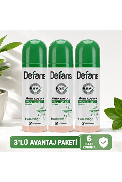 Defans SİNEK KOVUCU SPREYİ 3'LÜ SET