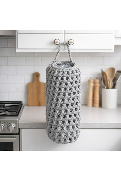 ÖRGÜM Decorative Hand Knitted Bag Organizer 35X19 cm