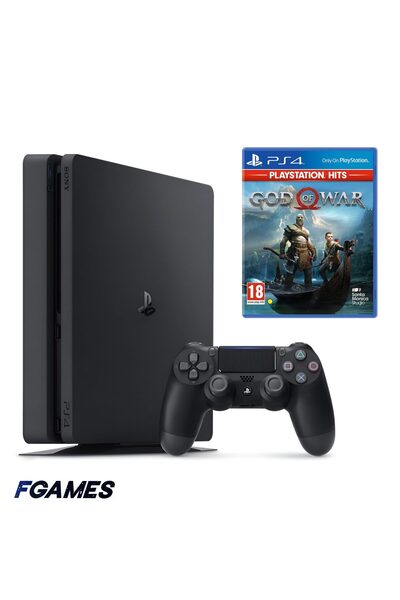 Sony Consola Playstation 4 Slim Ps4 500gb + Controller + God Of War PlayStati...