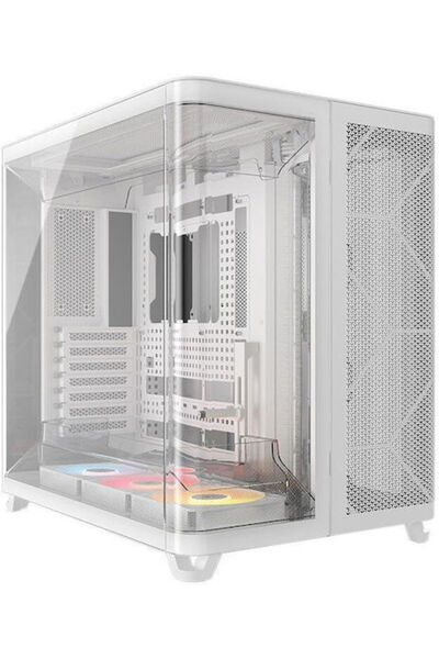 Corsair AIR 5400 RS-R ARGB Gaming Midi Tower Θήκη Υπολογιστή με Λευκό Πλευρικ...