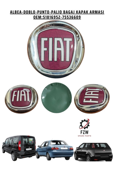 FZW FIAT DOBLO (DB) 2001-2009/PALIO (PO) 2006>/ALBEA SOLE/PUNTO BAGAJ ARMASI ...