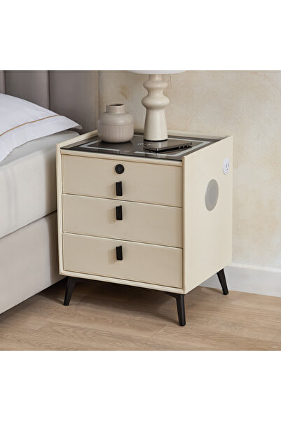 Home Box Ibiza Nxt Smart 3-Drawer Night Stand