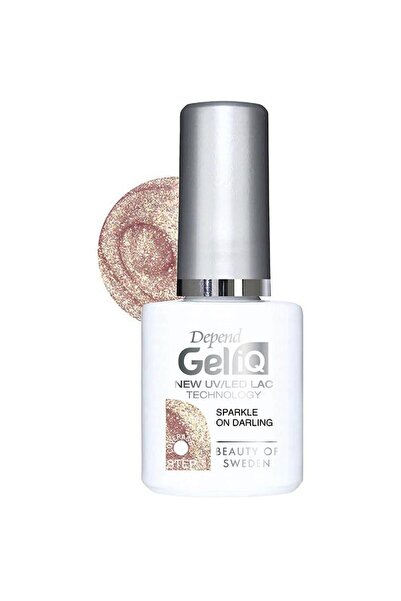 Depend Semi-permanent Gel IQ UV LED nail polish, Sparkle on Darling, 5 ml