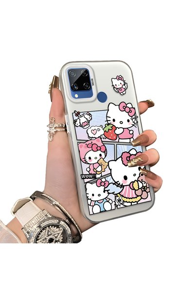 ucuc Realme C15/C25/C25S Compatible Stylish Cartoon Printed Shockproof Case
