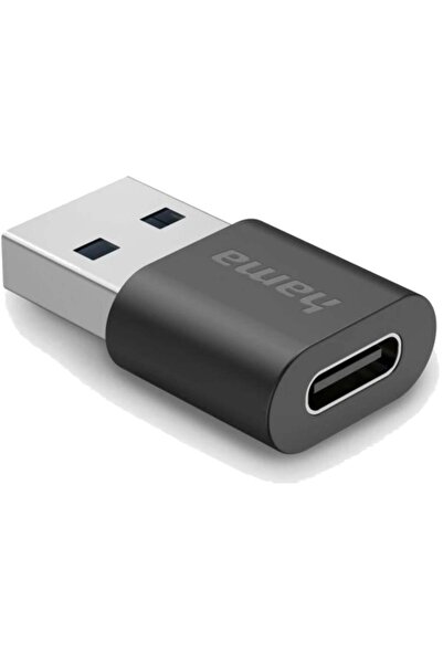 Hama Adaptor USB-A la USB-C 3.2 Gen2 10Gb/s Negru