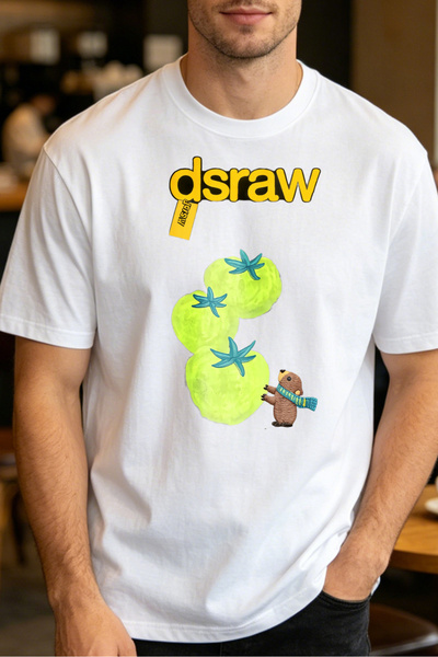 Fleck Casual Style T Shirts For Men Dsraw Cactus And Mole Mens Printed T Shirts
