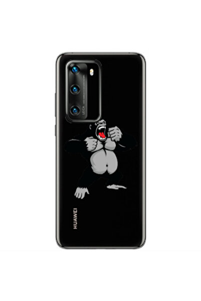 Other Huawei P40 Angry Gorilla2 Transparent Silicone TPU Θήκη