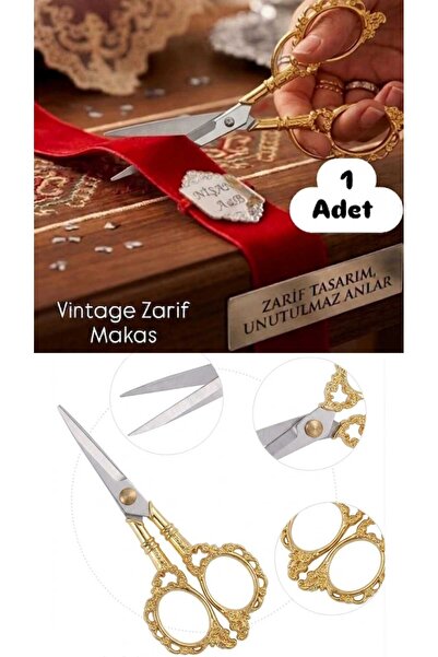 ÇEÇEN HOME (1 komad) Vintage makaze od nehrđajućeg čelika, makaze za otvaranj...