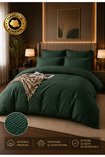 RALEX PUCIOASA Gofre Non-Wicking Bedding Set 6 Pieces, Elastic Fitted Sheet 1...