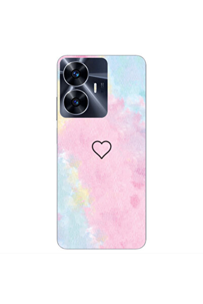 Other Realme Note 50 Heart in clouds Transparent Silicone TPU Θήκη