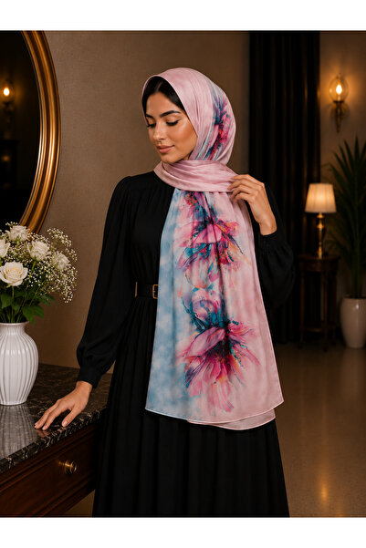4seasons scarf Crepe Chiffon Veil