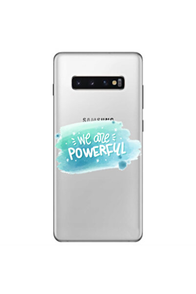 Other Samsung S10 Plus We are Powerful Transparent Silicone TPU Θήκη