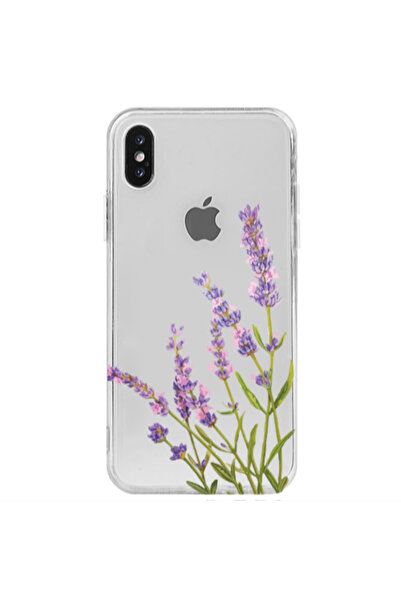 Other Apple iPhone Xs Max Flowers 8 Transparent Silicone TPU Θήκη