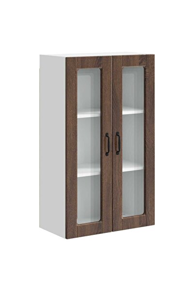 vidaxl Dulap de bucătărie Stejar închis 60 x 31 x 100 cm Lemn compozit