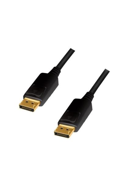 LogiLink Cablu DisplayPort 1.2 CD0100, DP tată la DP tată, 1m, placat cu aur,...