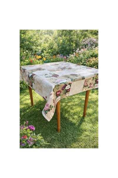 Natalia Design Față de masă tip ND Oilcloth, PVC pe suport textil, impermeabi...