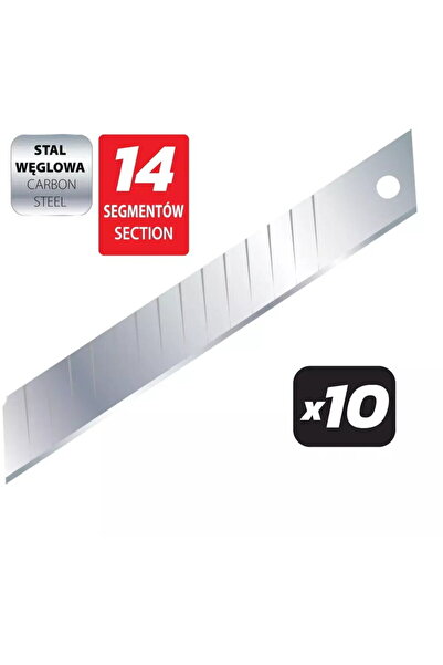 DEDRA EXIM Lame cu segmente dense 18 mm, 14 segmente, 10 buc.
