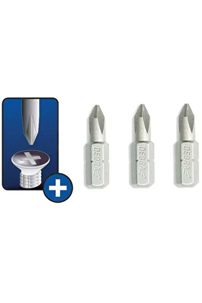 DEDRA EXIM Capete de ЕџurubelnitДѓ Phillips PH3x25mm, 3buc blister