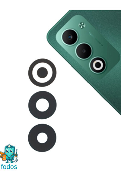 Fodos Oppo A5 5G Arka Kamera Camı Lensi Yapışkanlı Dış Cam CPH2735 Uyumlu