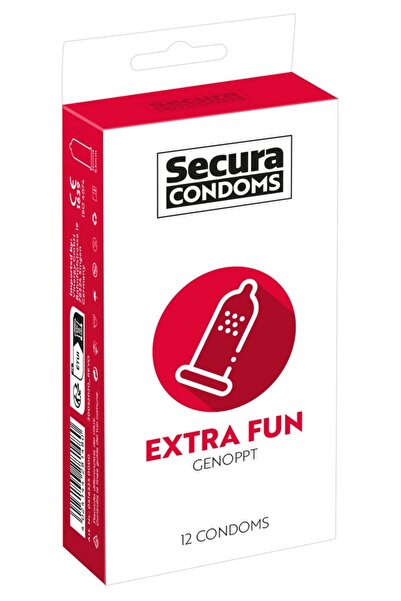 Secura Prezervative din latex – Striate pentru o plăcere intensă