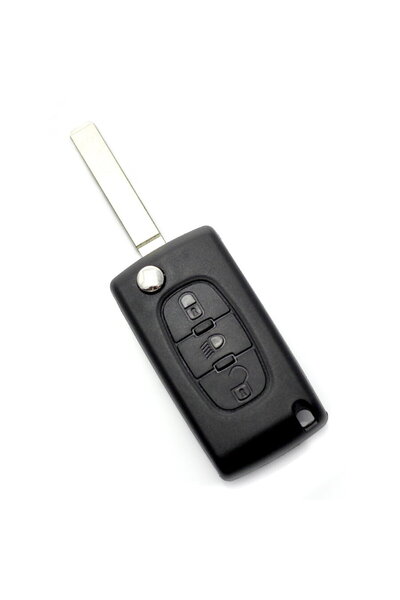 CarGuard Citroen / Peugeot 307 - Carcasa tip cheie briceag cu 3 butoane, lama...