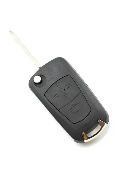 CarGuard Opel - Carcasa tip cheie briceag cu 3 butoane, lama pe dreapta