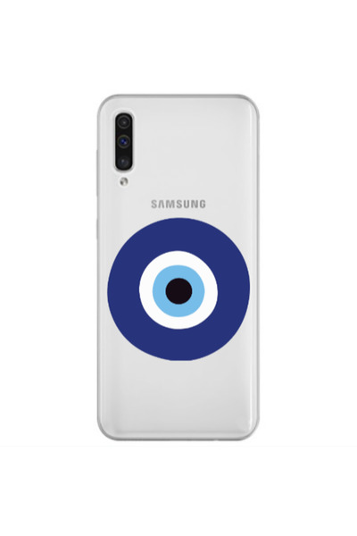 Other Samsung A70 Evil eye bead Transparent Silicone TPU Θήκη