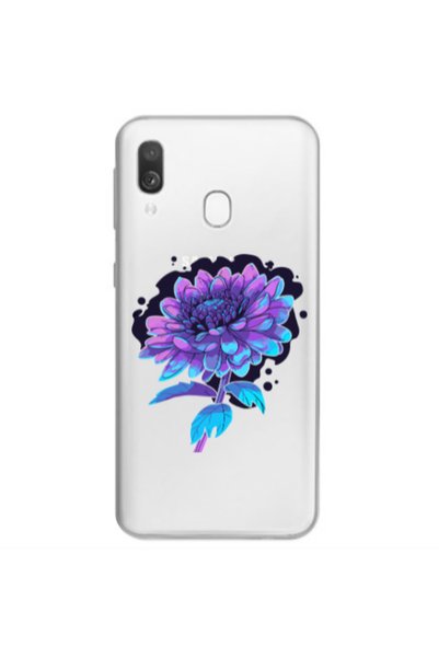 Other Samsung A40 Witch flower Transparent Silicone TPU Θήκη