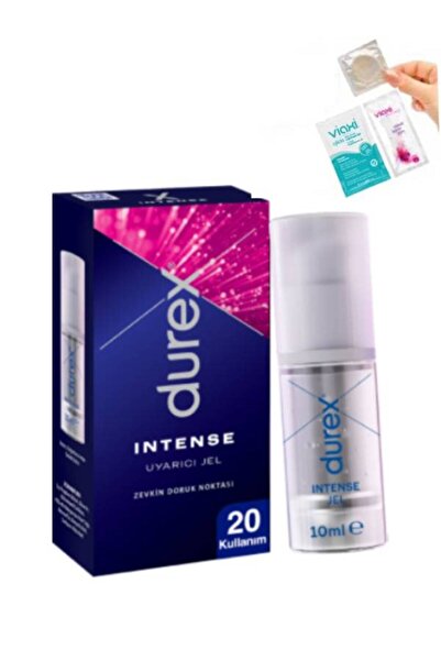 Durex Play Intense Kadınlara Özel Geliştirilmiş Jel 10 ml + Prezervatif-Hijye...