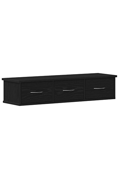 vidaxl Dulap de perete Stejar negru 88x26x18,5 cm Lemn prelucrat