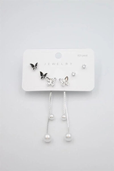 Marsilyan Nvdn- Ieg - Multiple Set Earrings - Silver Iegrs-Nvdn1