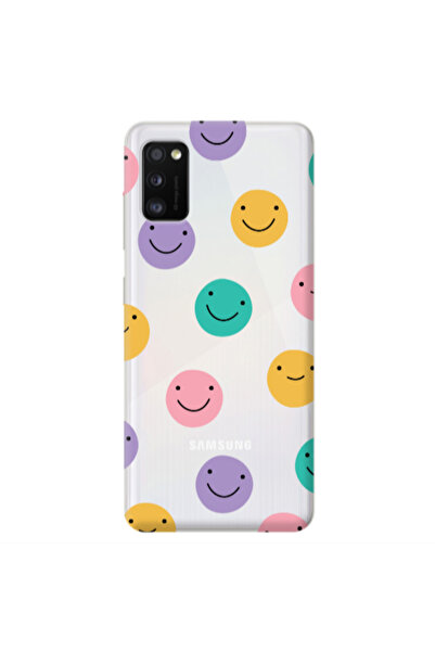 Other Samsung A41 Colorful smiles Transparent Silicone TPU Θήκη