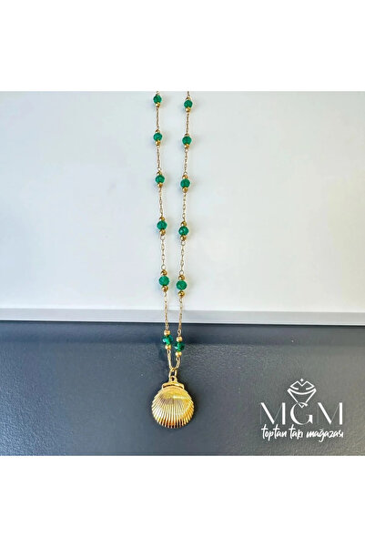 Marsilyan NVDN- Ieg - قلادة من الفولاذ على شكل صدفة البحر IEGRS-NVDN1
