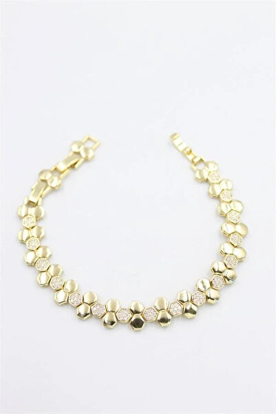Marsilyan Nvdn- Ieg - Stoned Xuping Bracelet - Gold Iegrs-Nvdn1